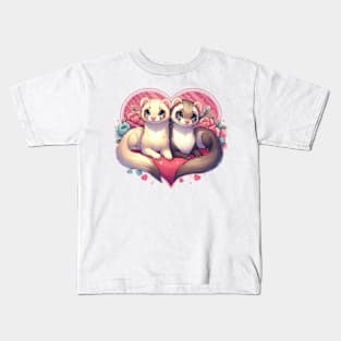 The love of Ferrets Kids T-Shirt